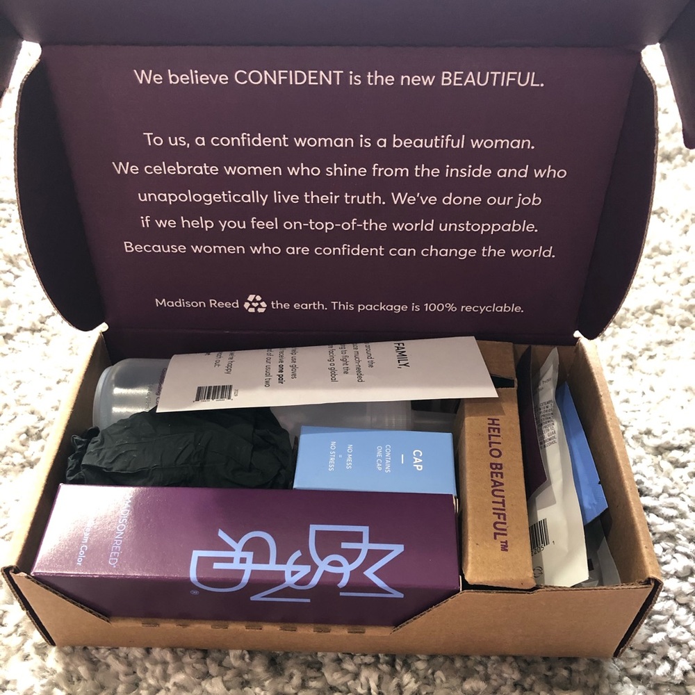 Madison Reed hair color kit - 6NCG, Sardinia Red
